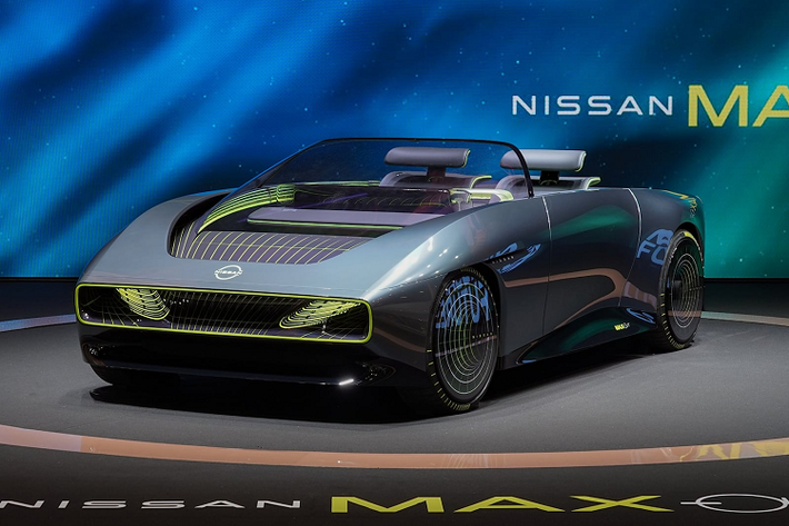 Xe điện Nissan Max-Out hiện đang được trưng bày trong khuôn khổ sự kiện Nissan Futures, diễn ra tại Trụ sở Toàn cầu của Nissan và kéo dài từ nay đến hết ngày 1/3/2023.