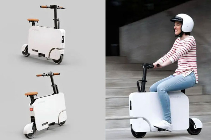 Ưu điểm nổi bật của Honda Motocompacto chính là khả năng gập gọn như một chiếc vali xách tay để có thể xếp chồng lên nhau, mang lên ôtô hay các phương tiện công cộng. Xe có kích thước dài x rộng x cao (cm) là 97 x 44 x 89, lúc gập lại kích thước này chỉ còn 74 x 9 x 54, chiều cao yên 62 cm, trục cơ sở 74 cm.