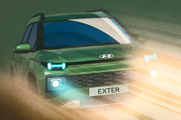 Trong thời gian qua, cánh săn ảnh đã liên tục bắt gặp chiếc SUV hạng A mới của Hyundai chạy thử trên đường phố. Mẫu SUV hạng A có tên gọi chính thức là Hyundai Exter 2024 mới có thể sẽ ra mắt tại thị trường Ấn Độ vào tháng 8 năm nay. Trước thời điểm đó, Hyundai Ấn Độ đã tung ra hình ảnh phác họa chính thức đầu tiên của Exter trên trang chủ của mình.
