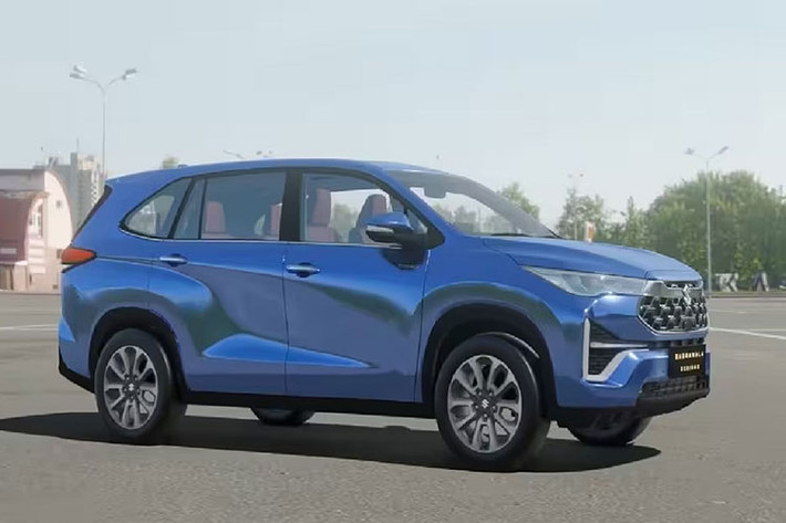 Thay đổi tiếp theo của mẫu MPV này nằm ở khe gió giả trên cản trước, bên sườn, chúng ta sẽ bắt gặp 2 thay đổi lớn của Suzuki Invicto, đó là vành la-zăng và sự biến mất của ốp nhựa màu đen trên vòm bánh. Vành la-zăng của mẫu MPV này có thiết kế đa chấu khá giống với Suzuki Baleno. Phía sau, xe sở hữu thiết kế gần như giống hệt với Toyota Innova Hycross 2023, trừ logo và tạo hình 3 khoang bên trong cụm đèn hậu.