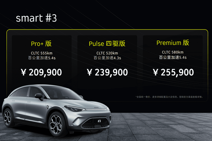 Vào ngày 1/6 vừa qua, liên doanh Mercedes-Benz và Geely đã cho ra mắt chiếc Smart #3 2023 chạy điện tại thị trường Trung Quốc, đây cũng là nơi đầu tiên mà mẫu xe chạy hoàn toàn bằng điện thứ 2 của hãng xe Smart được giới thiệu.