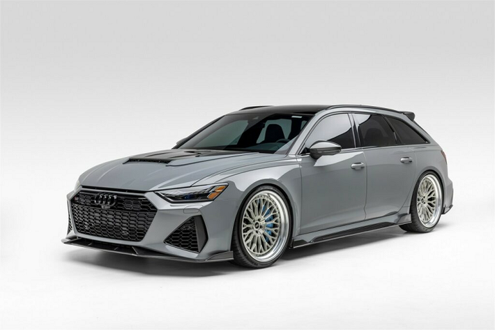Gói nâng cấp cho Audi RS6 Avant 2023 mới này không những cải thiện tính khí động học của xe mà đồng thời còn đem đến một diện mạo góc cạnh, thể thao hơn cho chiếc Wagon hiệu năng cao.