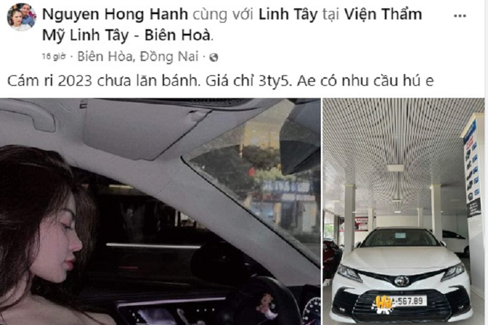 Chiếc xe Toyota Camry biển khủng này được rao bán lại với giá 3,5 tỷ đồng. Theo người bán chia sẻ, xe còn chưa lăn bánh.