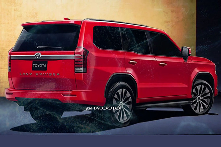 Sự xuất hiện của một chiếc Toyota Land Cruiser 60 Series trong hình ảnh do hãng công bố đã chứng tỏ điều đó. Ở thế hệ mới, Toyota Land Cruiser Prado sở hữu thiết kế đầu xe vuông vức và thẳng đứng.