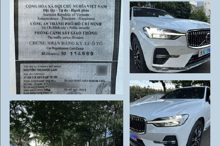 Trên giấy tờ đăng ký xe cho thấy chiếc Volvo XC60 đời 2021 thuộc phân khúc hạng sang này từng thuộc sở hữu của diễn viên Ngọc Lan. Người đăng rao bán chiếc xe cũng đã xác nhận thông tin này.