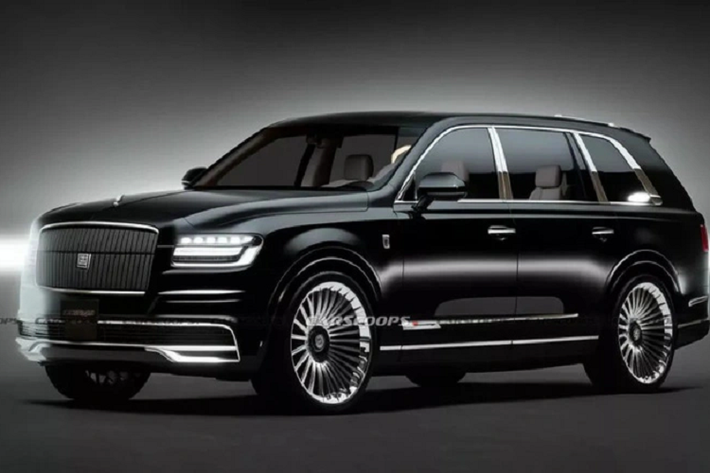 Phía sau mẫu SUV hạng sang này cũng được trang bị cụm đèn hậu 2 tầng với tạo hình chữ "L" bên trong, tương tự đèn pha. Trong khi đó, trên sườn xe xuất hiện đường dập gân nổi bật và cột D dày dặn. Để tạo cảm giác sang trọng, hãng Toyota còn dùng nhiều chi tiết mạ crôm như đường chân kính, nẹp kéo dài trên sườn xe hay nẹp hai bên kính chắn gió sau.