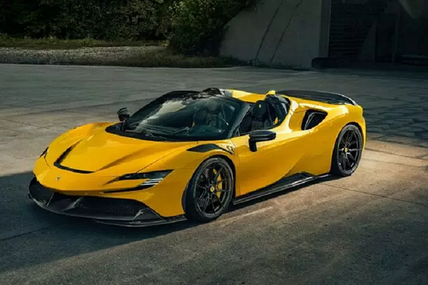 Nhìn bề ngoài, bộ phụ kiện bằng sợi carbon của Novitec dành cho Ferrari SF90 Spider cũng không khác mấy so với bộ dành cho Stradale.