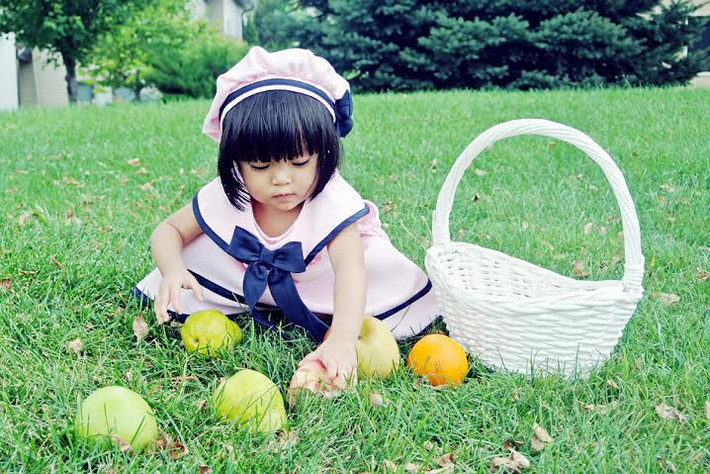 Vẻ đáng yêu của con gái MC Huyền Ny.