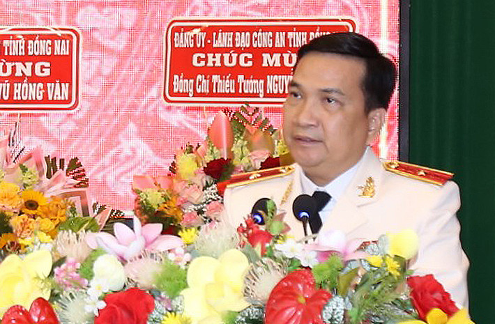 Thiếu tướng Nguyễn Sỹ Quang 52 tuổi, quê xã Thanh Lương, huyện Thanh Chương, tỉnh Nghệ An. (Ảnh: CA cung cấp)