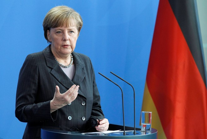 Ở cương vị là người đứng đầu nền kinh tế mạnh nhất châu Âu, bà Merkel đã chỉ ra phương hướng giải quyết các cuộc khủng hoảng trong khu vực và trên thế giới, đấu tranh cho quyền lợi của nước Đức. Hồi đầu năm nay, bà Merkel làm việc với Tổng thống Nga Vladmir Putin về tình hình Ukraine. Sau đó, bà tiếp tục giải quyết cuộc khủng hoảng tài chính Hy Lạp, mối đe dọa toàn bộ khu vực đồng tiền chung châu Âu. Ảnh: Reuters