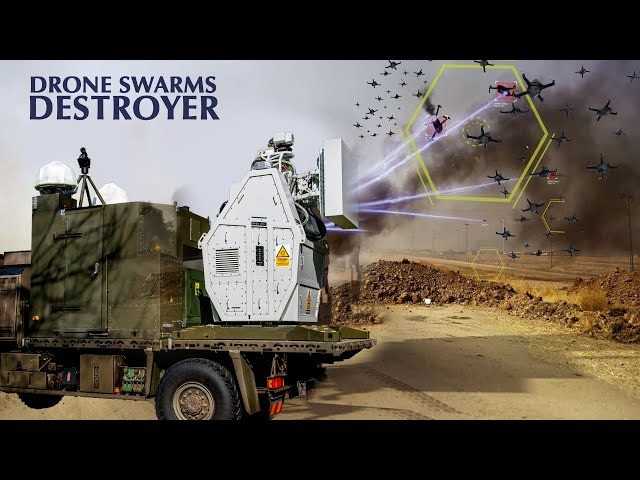RapidDestroyer được phát triển bởi tập đoàn quốc phòng Thales của Pháp, hệ thống này sử dụng tần số vô tuyến để vô hiệu hóa các thiết bị điện tử của hệ thống máy bay không người lái. Ảnh Reddit