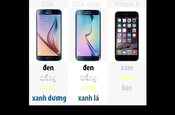 Màu sắc: Bộ đôi Galaxy S mới nhất cung cấp nhiều tùy chọn màu sắc hơn.