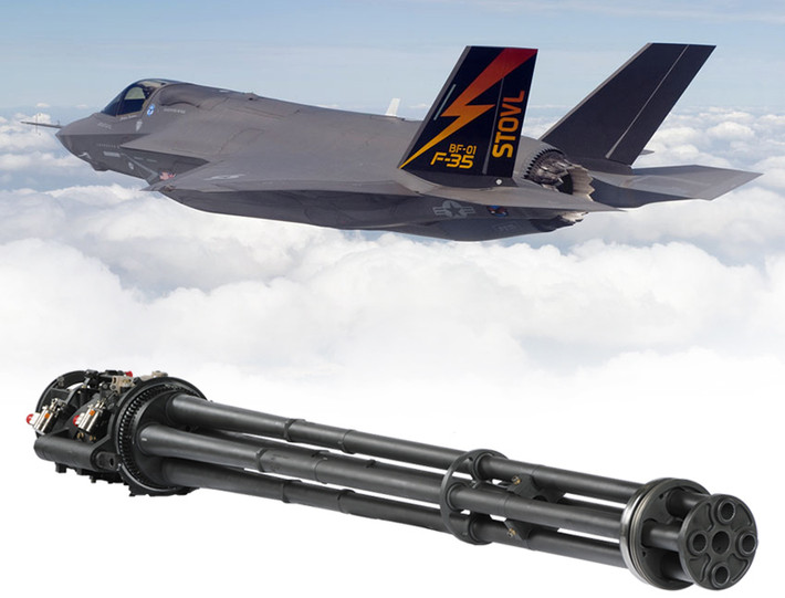 Tuy nhiên, sự khác biệt ở đây nghiêng về tiêm kích Mỹ vì hai lý do chính. Thứ nhất là F-35 sử dụng pháo cỡ nòng lớn hơn pháo trang bị trên tiêm kích Trung Quốc (25mm và 23mm), nhưng tốc độ bắn nhanh hơn và nhiều đạn hơn so với J-10 của Trung Quốc.