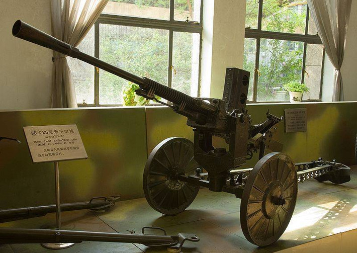 Loại pháo phòng không bắn nhanh nổi tiếng và phổ biến nhất của Nhật Bản là Type 96 có cỡ nòng 25 mm, được sản xuất ở các phiên bản một nòng, hai nòng và ba nòng. Nó là vũ khí phòng không hạng nhẹ chủ lực của Hải quân Nhật Bản và được sử dụng rất tích cực trong các đơn vị phòng không mặt đất.