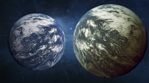 “Earth 2.0”. Được các nhà khoa học mệnh danh là “Earth 2.0”, Kepler-452b được mô tả giống như người anh em họ với Trái đất của chúng ta. Gấp 5 lần khối lượng Trái đất, Kepler-452b cũng rộng hơn khoảng 60%. Kepler-452b quay quanh một ngôi sao sáng hơn 20% so với Mặt trời. Đây là yếu tố khiến Kepler-452b nóng hơn nhiều so với Trái đất.
