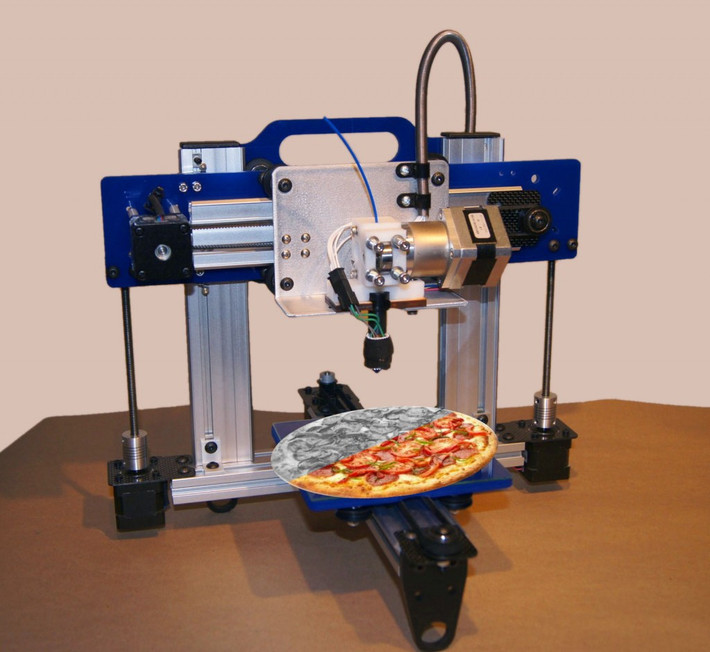 NASA đang phát triển dự án làm bánh pizza bằng máy in 3D cho các phi hành gia.