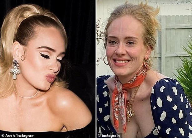 Các chuyên gia cho rằng so với thời bụ bẫm, hiện Adele đã giảm khoảng 45kg. (Ảnh: Instagram)