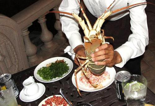 Tiết canh tôm hùm là món ăn có thể lạ lẫm với nhiều người nhưng đây là món ăn ngon, đặc sản nổi tiếng ở Vũng Tàu. Ảnh: dacsanvina.