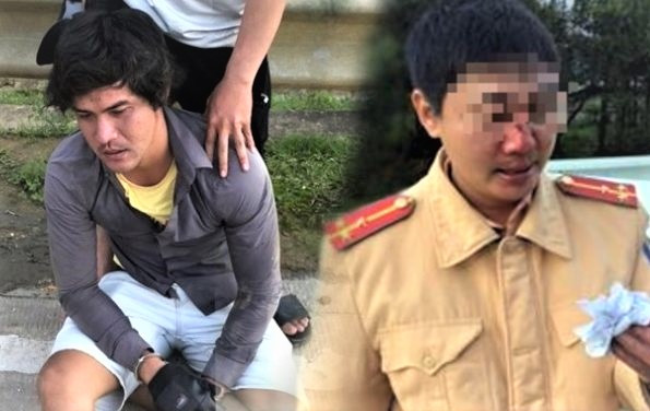 Vượt chốt kiểm soát COVID-19, đấm cảnh sát chảy máu mũi: Ngày 15/6, Phan Trọng Hậu (29 tuổi, Tây Ninh) đi xe máy trên QL14 về huyện Đắk Glei (Kon Tum). Khi chốt kiểm dịch yêu cầu kiểm tra y tế, Hậu chống đối, bỏ chạy, đấm CSGT chảy máu mũi. Sau đó Hậu bị khống chế, di lý về trụ sở để điều tra.