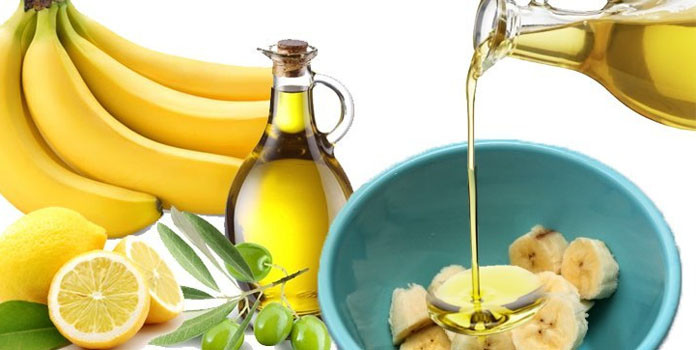 Dầu oliu và chuối. Nghiền nhuyễn quả chuối, cho dầu ô liu và trộn đều hỗn hợp. Đắp lên mặt, rửa sạch mặt sau 30 phút. Thực hiện 2 lần/tuần sẽ giúp làn da của bạn mịn màng hơn và giúp cho da căng bóng. Ảnh: Living Hours.