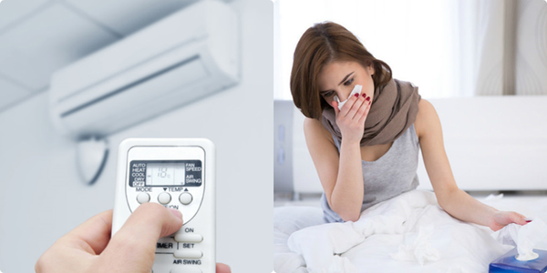 Tránh để nhiệt độ điều hòa quá thấp. Nhiều người lo ngại sinh hoạt vợ chồng gây đổ mồ hôi nên điều chỉnh nhiệt độ điều hòa thật thấp. Thực tế, điều này không có lợi cho sức khỏe tổng thể lẫn quan hệ chăn gối.