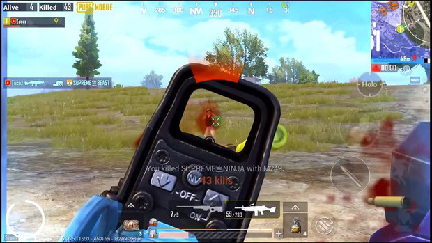 Tacaz cũng là game thủ từng gây choáng bởi kỷ lục solo squad 43 kill của Việt Nam (chỉ kém kỷ lục thế giới 2 kill). Đây cũng chính là kỷ lục của PUBG Mobile Việt Nam.