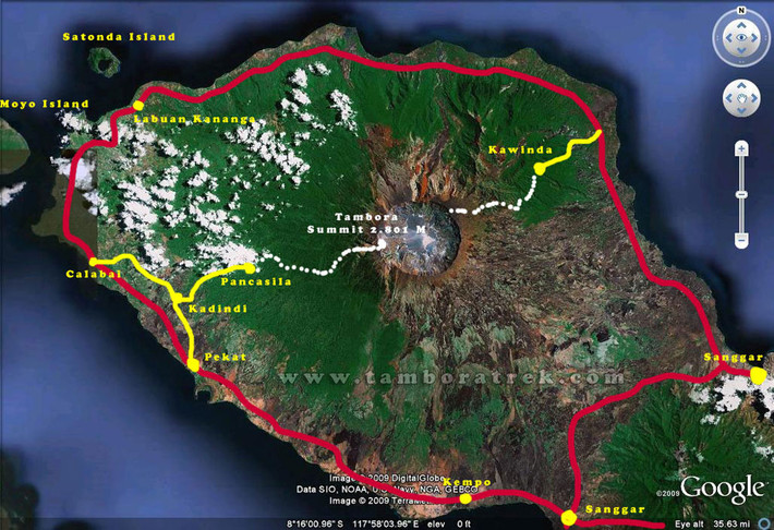 Vụ phun trào làm thay đổi thế giới chính là vụ phun trào núi lửa tại đảo Sumbawa của Indonesia năm 1815, tạo ra một đám mây bụi sulfate lớn đến mức làm thay đổi căn bản khí hậu của hành tinh trong ba năm và kéo theo nhiều hệ lụy khác.