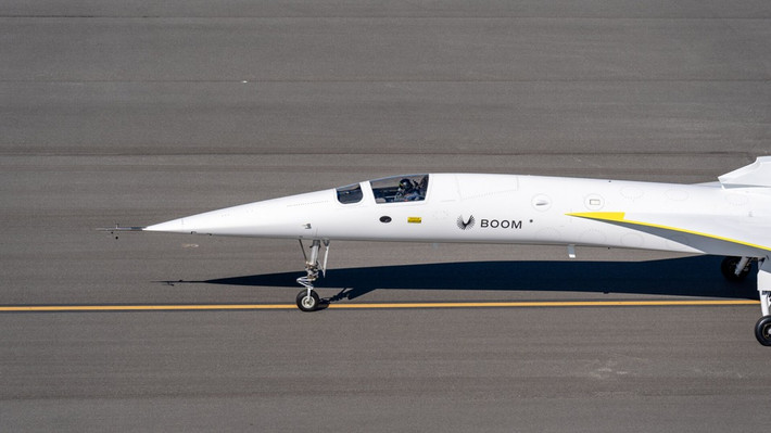 Boom Supersonic dự kiến bắt đầu sản xuất Overture năm 2025, bay thử nghiệm năm 2027 và thương mại hóa năm 2029. Ảnh: Boomsupersonic.