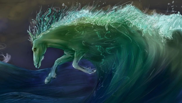 Trong một số truyền thuyết, Kelpie không chỉ là kẻ thù đe dọa tính mạng mà còn thể hiện sự thông minh và tinh quái đáng sợ. Kelpie có thể xuất hiện bất thình lình trong đêm cùng với hơi thở ẩm ướt từ dưới sông, tóc của nó vẫn còn vương bùn đất và rong rêu – dấu hiệu đặc trưng để phân biệt với người thường.