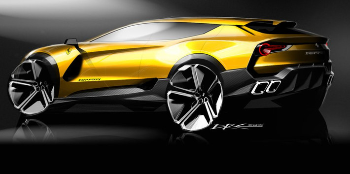 Hãng siêu xe Ferrari cho biết hãng đang rất trông đợi chiếc crossover đầu tiên của mình được ra mắt trong khoảng thời gian không xa. Nguồn ảnh: Motor1, Caradvice.