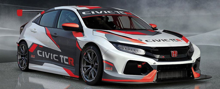 Một chiếc Civic đặc biệt khác cũng xuất hiện tại gian hàng của Honda ở TAS 2018 là mẫu xe đua Civic TCR, được thiết kế để tham gia vào các giải đua thuộc thể thức xe du lịch trên Thế giới (Touring Car Championship).