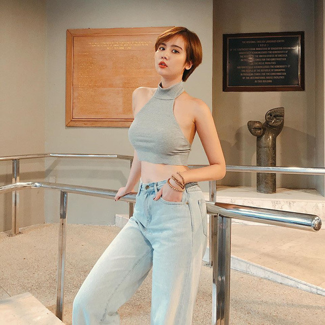 Huyền Lizzie cực năng động với mái tóc ngắn tomboy. Ảnh: vgcloud.