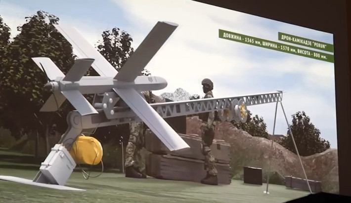 Ukraine vừa tiến hành thử nghiệm sơ bộ hai máy bay không người lái tương tự như loại UAV Lancet của Nga, cuộc thử nghiệm đã diễn ra suôn sẻ và những chiếc UAV này sẽ sớm được thử nghiệm trong điều kiện chiến đấu. Mykhailo Fedorov, Phó Thủ tướng kiêm Bộ trưởng Bộ Chuyển đổi số Ukraine đã công bố thông tin trên. Ảnh: Militarnyi.