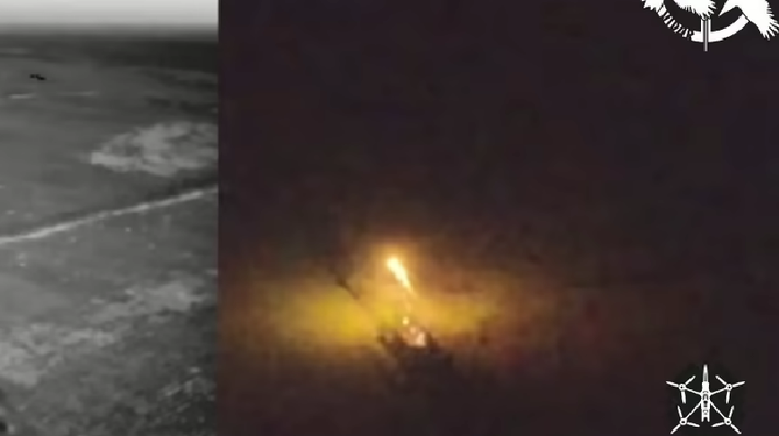 Qua nhiều lần hoạt động, nhóm điều khiển máy bay không người lái phóng chất thermite của Ukraine đã chịu thiệt hại nặng nề. Vì vậy, việc Quân đội Ukraine ở tiền tuyến sử dụng UAV “rồng lửa” để phóng chất thermite vẫn có, nhưng số lượng đã giảm nhiều so với đầu tháng 9. Ảnh: Pravda.