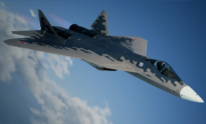 Truyền thông nhà nước Nga vào tháng 6/2022 đưa tin, một máy bay chiến đấu Su-57 đã tham chiến ở chiến trường Ukraine và được giao nhiệm vụ phát hiện và tiêu diệt các mục tiêu phòng không của Ukraine và đã hoàn thành xuất sắc nhiệm vụ.