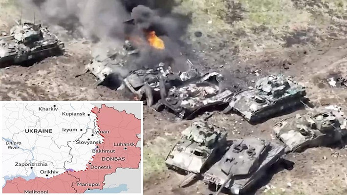 Ngoài ra, Quân đội Ukraine còn mở cuộc tấn công về hướng Bakhmut và chiếm lại một số vị trí, nhưng chưa bao giờ tiến gần được khu đô thị Bakhmut. Vào ngày 1/11/2023, Tổng tư lệnh Quân đội Ukraine khi đó là Tướng Zaluzhny lần đầu tiên thừa nhận rằng, cuộc phản công của Quân đội Ukraine đã thất bại và cuộc xung đột đi vào bế tắc.