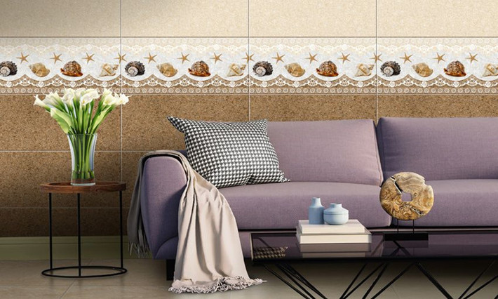 So với các loại vật liệu như sơn tường, giấy dán tường hay gỗ thì gạch ốp chân tường có độ bền vượt trội hơn hẳn. Ảnh: Vietbao.
