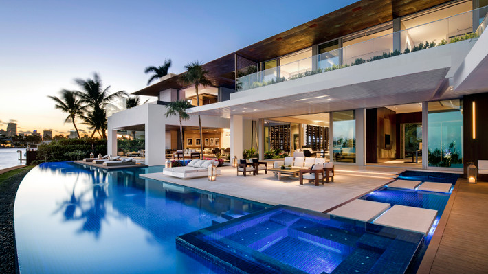 Toàn cảnh mặt tiền của Dilido House. Ảnh: Adam Letch.