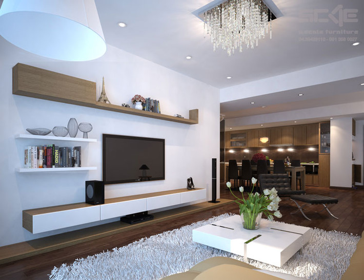Thiết kế nhà hiện đại bao gồm đường, mảng và khối tạo. Do đó, một ngôi nhà chỉ thực sự đẹp khi được thiết kế đồng nhất với những điểm nhấn, mảng khối rõ ràng. Ảnh: Kientrucvhome.