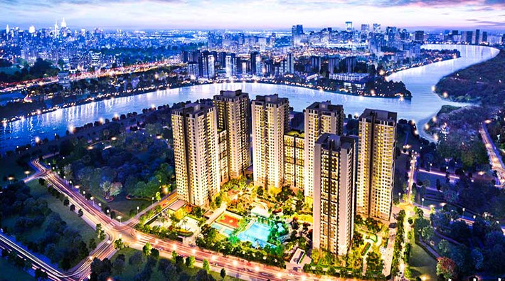 Dự án lấy cảm hứng từ khu trung tâm thương mại, văn hóa, giải trí của Sydney (Australia) với các công trình biểu tượng như nhà hát Con sò, cảng Sydney, cảng Darling, khu thương mại sầm uất... Ảnh: Internet.