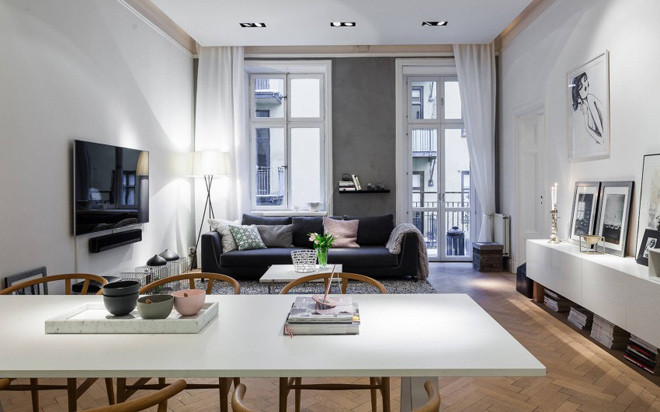 Dù là cửa sổ phòng khách...Ảnh: Luxuryliving.