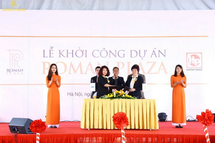 Trong danh sách này nổi lên là Công ty Cổ phần Đầu tư Hải Phát đang thế chấp 59 căn nhà ở thấp tầng, công trình hỗn hợp cao tầng tại dự án Đầu tư Xây dựng Tổ hợp Thương mại dịch vụ và căn hộ cao cấp Hải Phát Plaza, phường Đại Mỗ, quận Nam Từ Liêm. Ảnh: thongtinchungcu.com