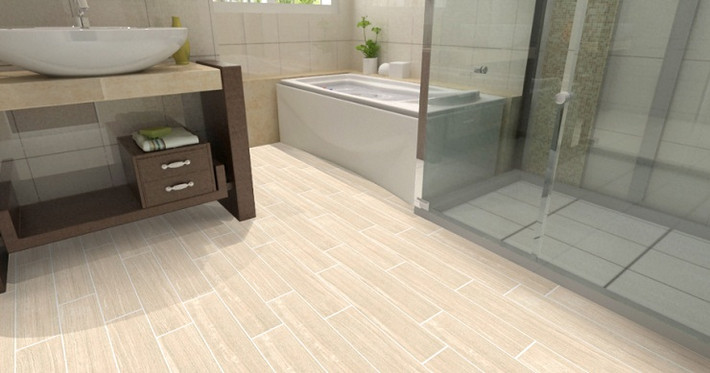Gạch nhựa Vinyl có khả năng chịu nước và các tác động của những hóa chất tẩy rửa. Bên cạnh đó, gạch nhựa Vinyl cũng có rất nhiều mẫu mã cho bạn lựa chọn. Ảnh: Batdongsan.
