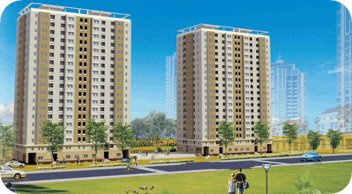 Chung cư Tín Phong 12 View nằm trong khu quy hoạch tổng thể 38ha, bao gồm 2 block cao 18 tầng với 400 căn hộ.Ảnh: diaoccaocapsaigon.