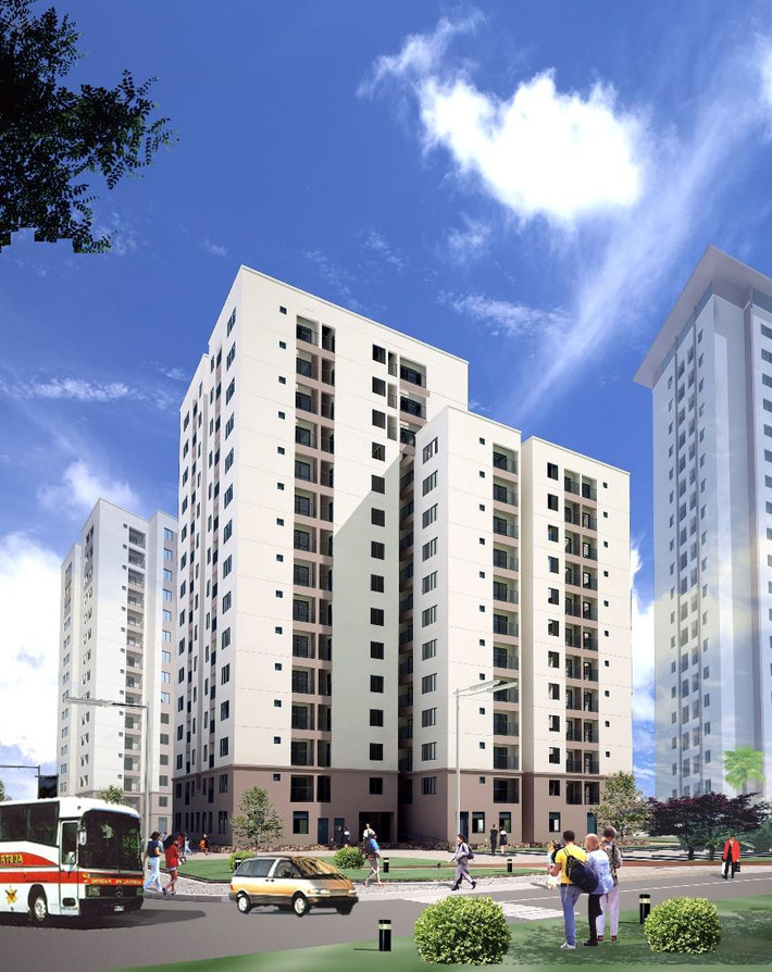 Khi rao bán, chung cư CT1 – A1&A2 từng được giới thiệu sẽ tạo nên không gian sống đẹp, an toàn, hiện đại. Ảnh: Hud.vn.