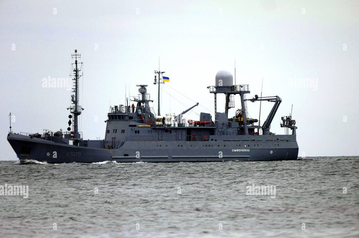 Theo thông tin của truyền thông Nga, tàu trinh sát Pereyaslav của Hải quân Ukraine, đang neo đậu tại cửa sông Danube, cách biên giới Ukraine và Romania không xa.