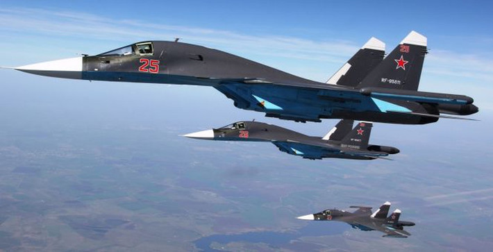 Trong trường hợp Ukraine bị Nga tấn công, Su-34 có thể hoạt động một mình, mà không cần sự hỗ trợ của các máy bay chiến đấu hộ tống; do khả năng phòng không của Ukraine hiện rất hạn chế.