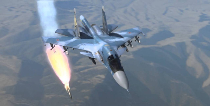 Do vậy Su-34 đóng vai trò quan trọng trong các cuộc không kích hơn bất kỳ máy bay chiến đấu nào khác của Nga. Mặc dù các nguồn tin phương Tây nhiều lần nói rằng, cuộc chiến giữa Nga và Ukraine là chắc chắn; nhưng phía Nga luôn khẳng định, họ không tiến công vào Ukraine, trừ khi Ukraine tiến công vào khu vực ly khai Donbass. Nguồn ảnh: Pinterest.