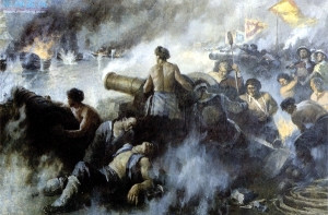 Trong Chiến tranh nha phiến năm 1840, Trung Quốc đã thua rất nặng, khiến nhà Thanh hoàn toàn nhận ra rằng mình đã lạc hậu vào thời điểm đó. Trong cuộc chiến tranh thuốc phiện, quân triều đình nhà Thanh có 800.000 quân nhưng thua khoảng 4.000 quân Anh. Đây là điều độc nhất vô nhị trong lịch sử Trung Quốc.