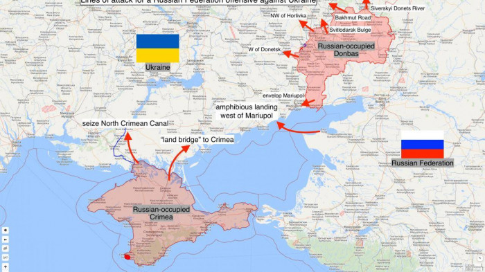 Hãng thông tấn Interfax đưa tin, lực lượng dân quân Luhansk đã chiếm được Shastyye do Ukraine kiểm soát (được đánh dấu trong hình bên dưới), và quân đội Nga đang bao vây và chia cắt quân chính phủ Ukraine ở khu vực miền Đông Ukraine.